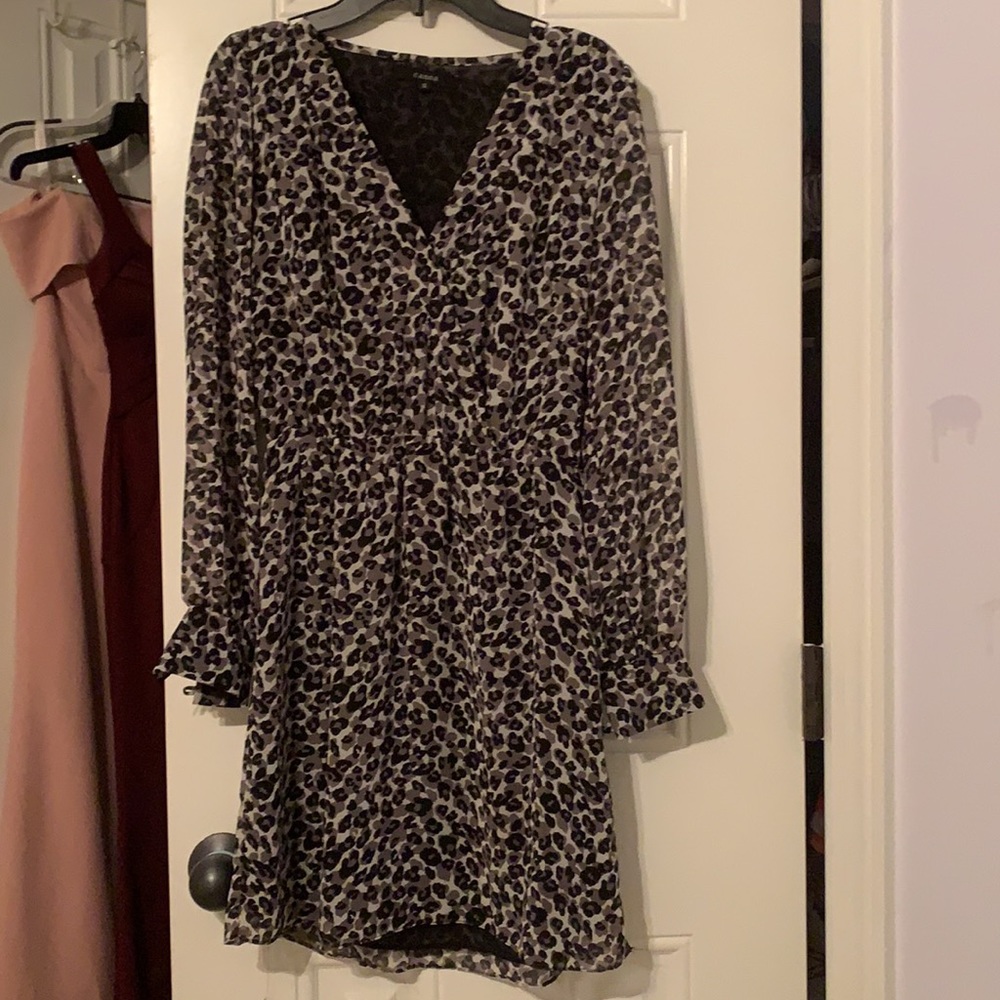 Leopard print dress